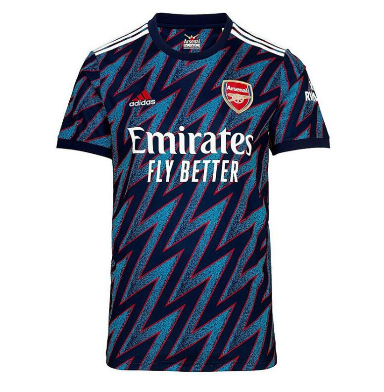 2021/22 Arsenal Football Kit Third Soccer Jersey